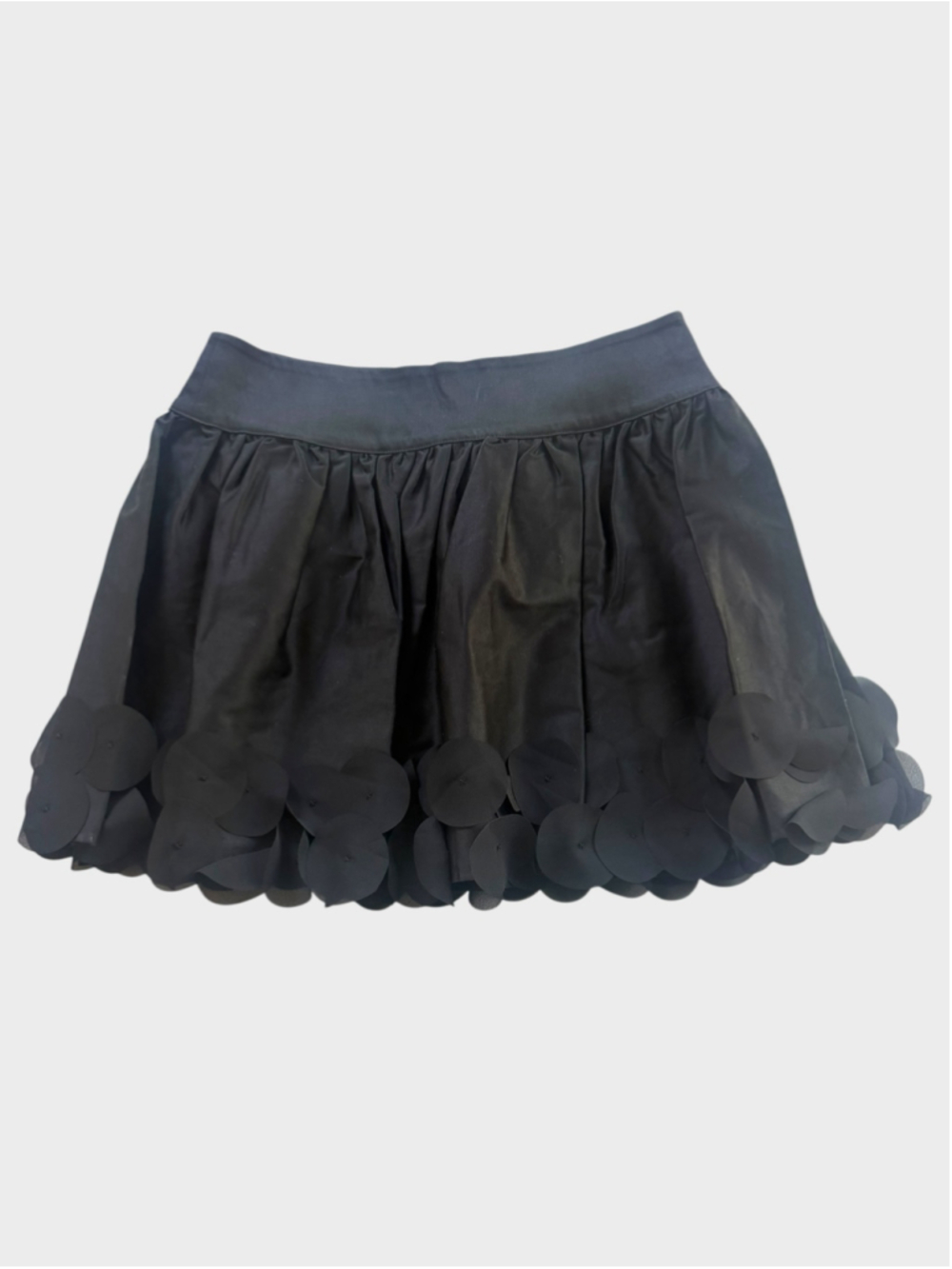 Women's Fiorucci Mini Skirt with 3D Appliqué